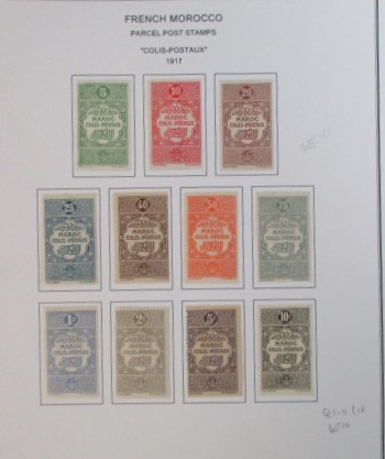 French Morocco Mint/Used Collection on Homemade Pages (Est $350-400)