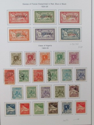 French Colonies Collection with A Countries on Homemade Pages (Est $250-350)