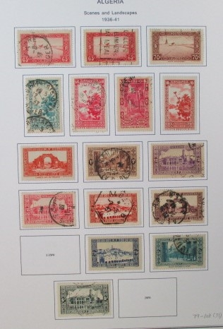 French Colonies Collection with A Countries on Homemade Pages (Est $250-350)