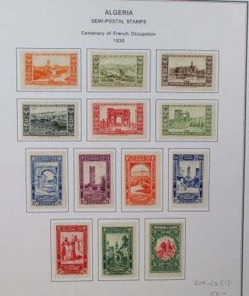 French Colonies Collection with A Countries on Homemade Pages (Est $250-350)