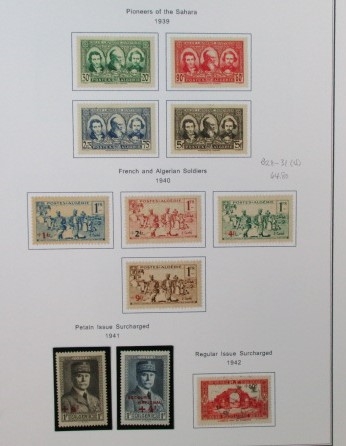 French Colonies Collection with A Countries on Homemade Pages (Est $250-350)