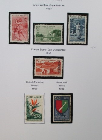 French Colonies Collection with A Countries on Homemade Pages (Est $250-350)