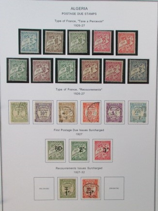 French Colonies Collection with A Countries on Homemade Pages (Est $250-350)