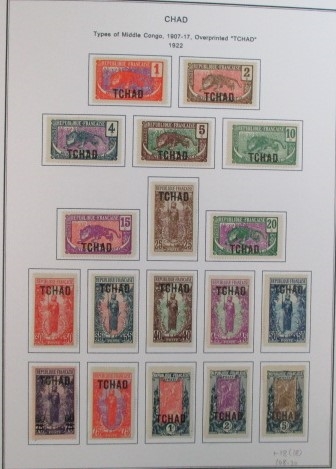 French Colonies Collection with C-F Countries on Homemade Pages (Est $350-400)