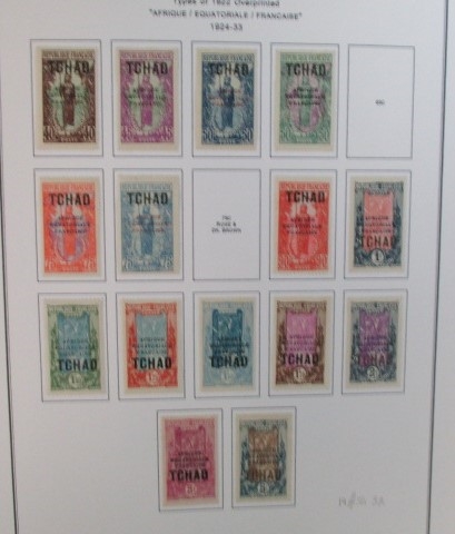 French Colonies Collection with C-F Countries on Homemade Pages (Est $350-400)