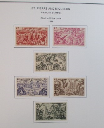 French Colonies Collection with O-W Countries on Homemade Pages (Est $250-350)