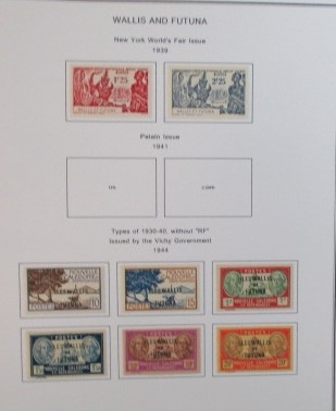 French Colonies Collection with O-W Countries on Homemade Pages (Est $250-350)