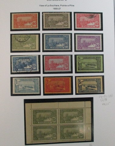 French Colonies Collection with G-M Countries on Homemade Pages (Est $250-300)