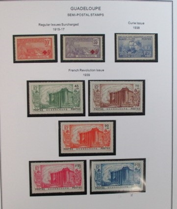 French Colonies Collection with G-M Countries on Homemade Pages (Est $250-300)