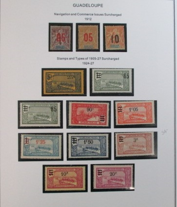 French Colonies Collection with G-M Countries on Homemade Pages (Est $250-300)