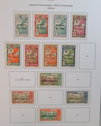 French Colonies Collection with G-M Countries on Homemade Pages (Est $250-300)