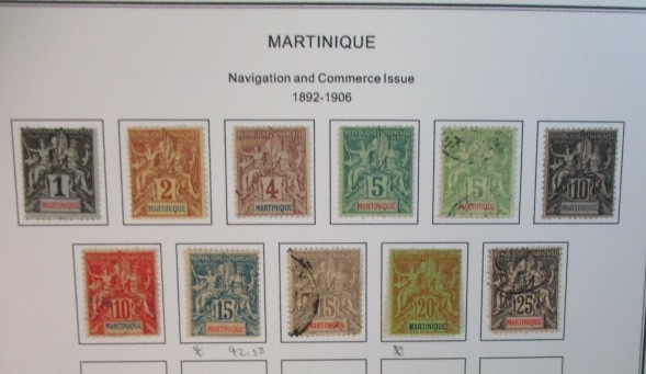 French Colonies Collection with G-M Countries on Homemade Pages (Est $250-300)