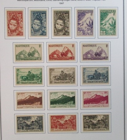 French Colonies Collection with G-M Countries on Homemade Pages (Est $250-300)