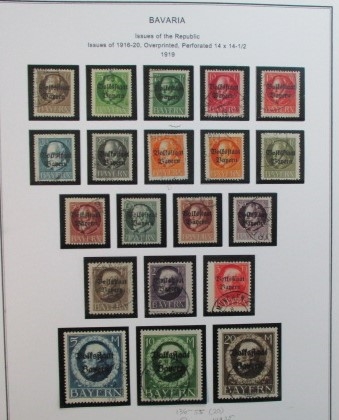 Baden-Bavaria Collection on Homemade Pages in Binder (Est $400-500)