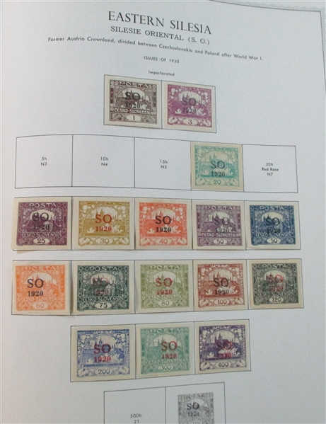 German Areas Collections on Minkus Pages in Binders (Est $450-600)