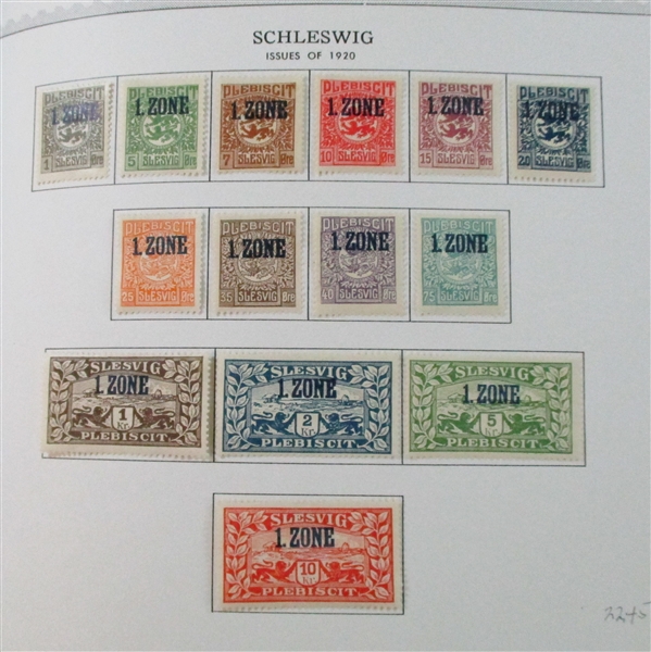 German Areas Collections on Minkus Pages in Binders (Est $450-600)