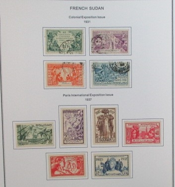 French Sudan on Sets of Album Pages (Est $120-150)