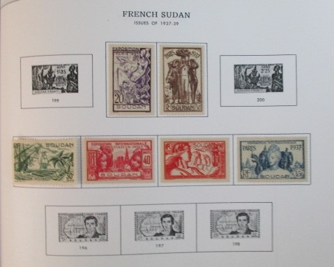 French Sudan on Sets of Album Pages (Est $120-150)