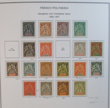 French Polynesia on Album Pages (Est $300-400)