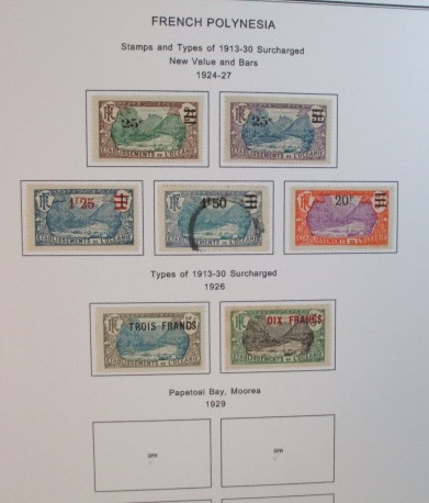 French Polynesia on Album Pages (Est $300-400)