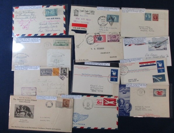 USA Postal History Cover Group #1 (Est $300-400) 