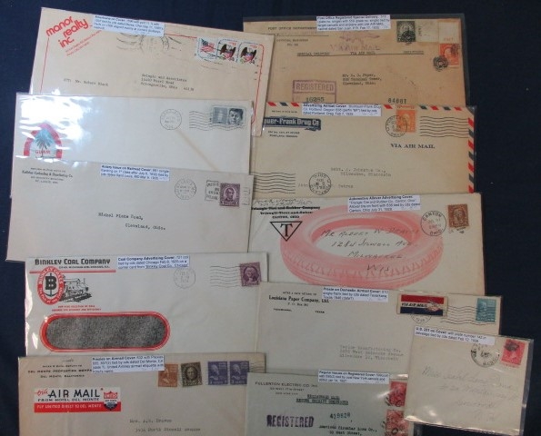 USA Postal History Cover Group #1 (Est $300-400) 