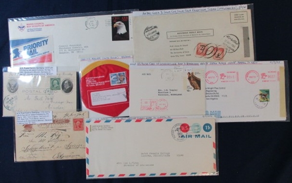 USA Postal History Cover Group #3 (Est $350-450) 