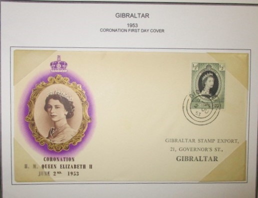 Gibraltar Collection to 2000 on Homemade Pages in 3 Binders (Est $600-750)