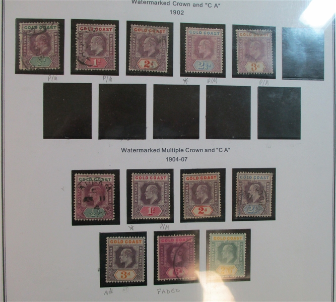 Gold Coast - Ghana Collection in 6 Binders (Est $550-750)