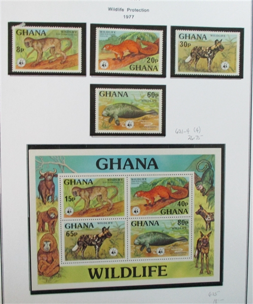 Gold Coast - Ghana Collection in 6 Binders (Est $550-750)