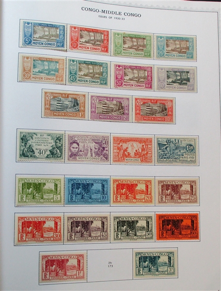 French Colonies Consignment Remainder in Large Box (Est $300-400)