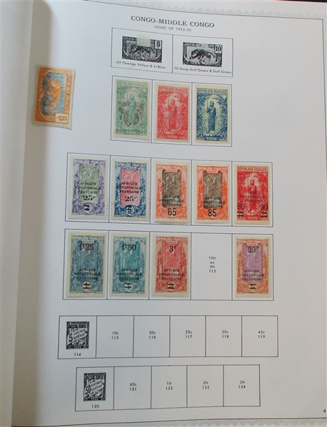 French Colonies Consignment Remainder in Large Box (Est $300-400)