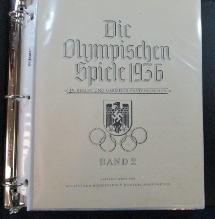 1936 Berlin Olympic Games Presentation in 2 Binders (Est $150-200)   