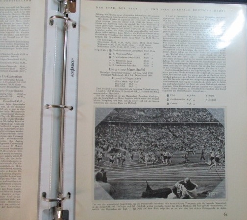 1936 Berlin Olympic Games Presentation in 2 Binders (Est $150-200)   