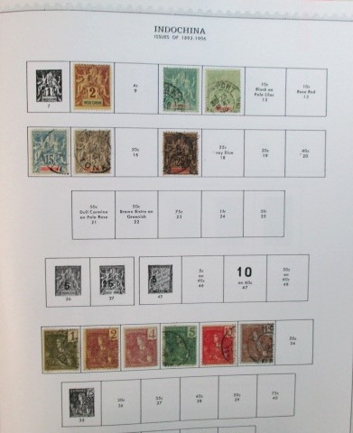 Indo-China Collection on Minkus Pages (Est $90-120)