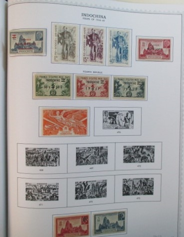 Indo-China Collection on Minkus Pages (Est $90-120)