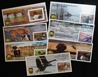 Ohio State Hunting Souvenir Sheets, MNH, 12 Different (SCV $317)