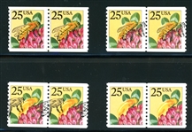 USA Scott 2281 MNH Pairs - Honeybee Movement (Est $50-100)