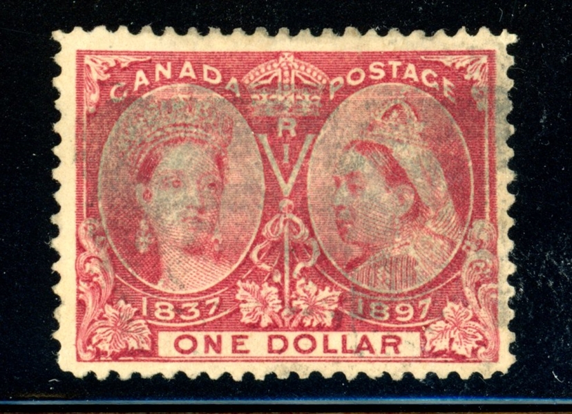 Canada Scott 61 Used F-VF, $1 Jubilee (SCV $750)