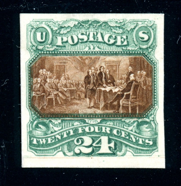 USA Scott 130TC4i 24¢ Atlanta Trial Color Proof on Card (SCV $375)