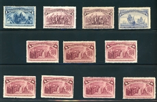 USA Scott 230//236 Mint Group of Columbians (SCV $444)