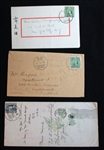 China Group of 5 Covers with Single Franking, 1930s (Est $50-100)