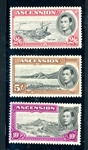 Ascension Scott 47a, 48a, 49a MH, 1944 Perf 13½ Issues (SCV $157)