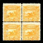 USA Scott 113E-DF, 133E-Dd Block/4, 2¢ Orange with PFC (SCV $2000)