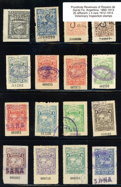 Argentina Prostitution Stamps and More (Est $75-100)