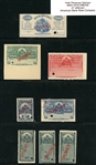 Haiti SPECIMEN Revenue Stamps (Est $60-90)