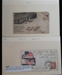 Group of 12 Illustrated Patriotic Civil War Covers (Est $250-350)