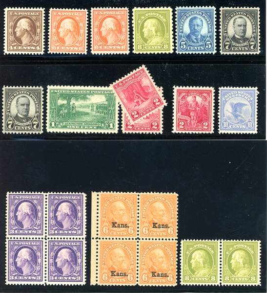 USA Consignment Remainder of MNH Items (Est $100-150)