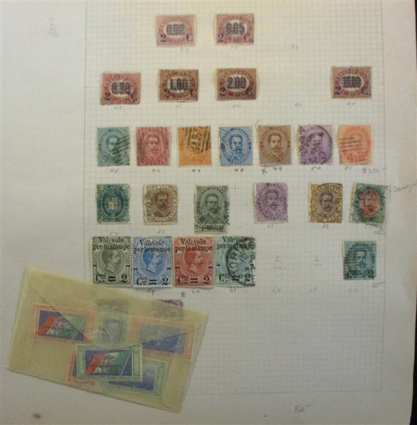 Italy Pre-WW2 Collection and Accumulation (Est $800-1000) 