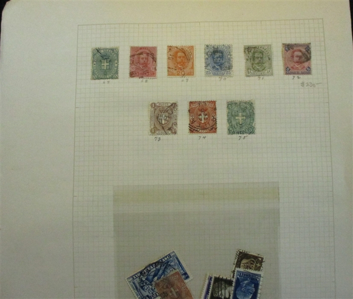 Italy Pre-WW2 Collection and Accumulation (Est $800-1000) 